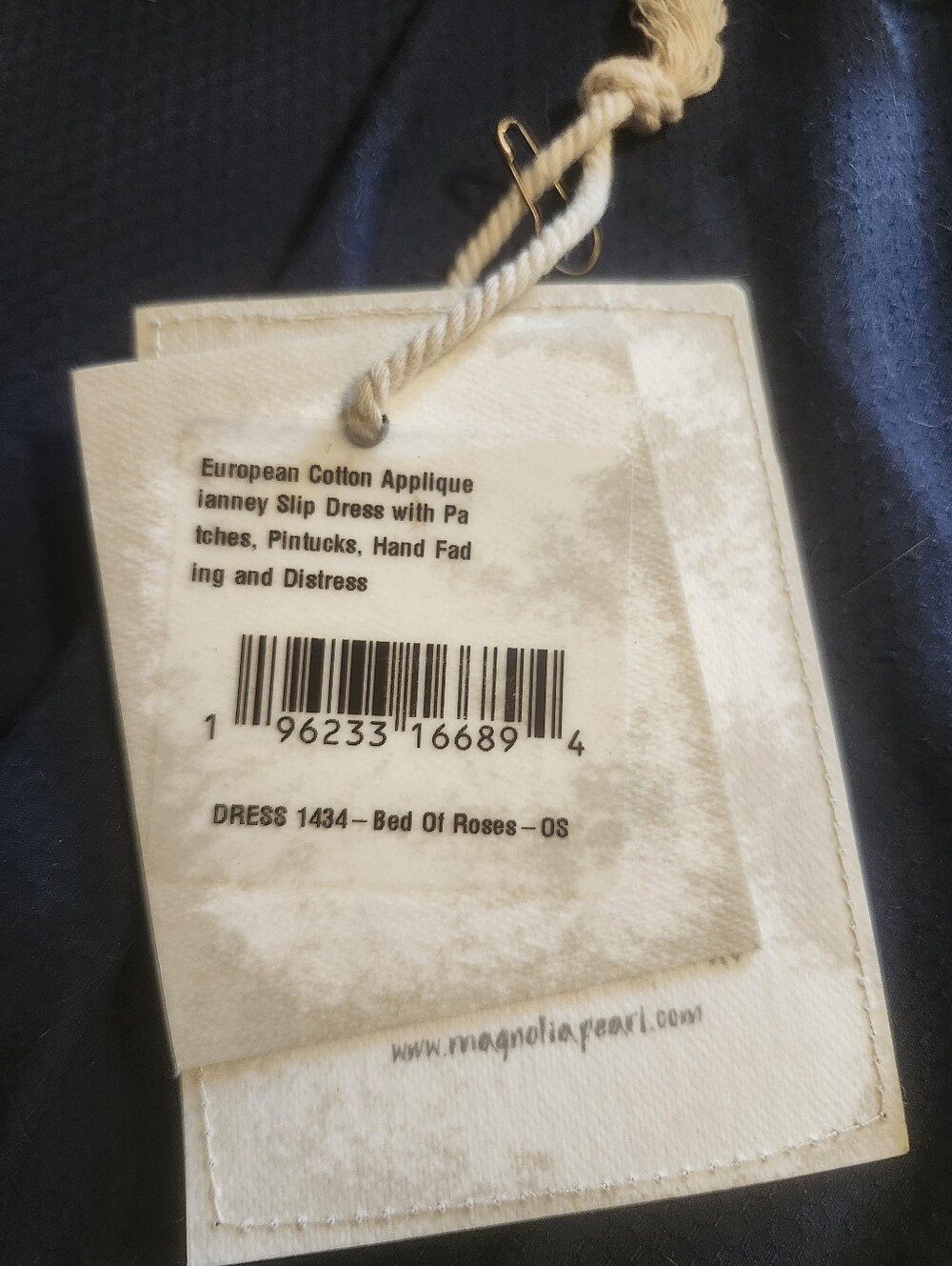 Magnolia Pearl Cotton Appliqued Dress - Picture 10 of 10